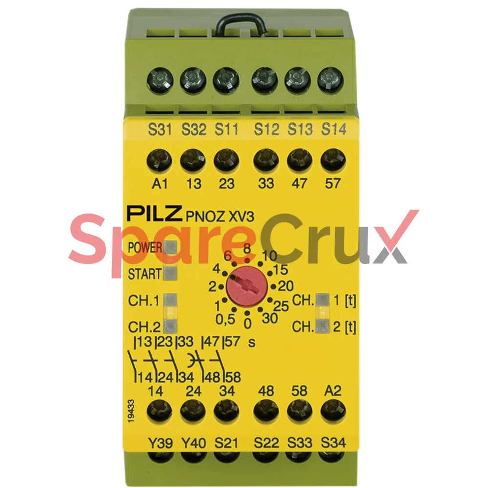 774540 | PILZ | PNOZ XV3 30/24VDC 3n/o 2n/o T Safety Relay
