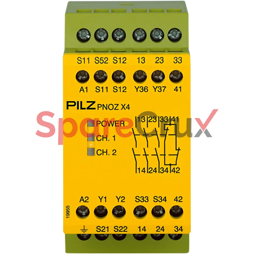 774734 | PILZ | PNOZ X4 110VAC 3n/o 1n/c Safety Relay