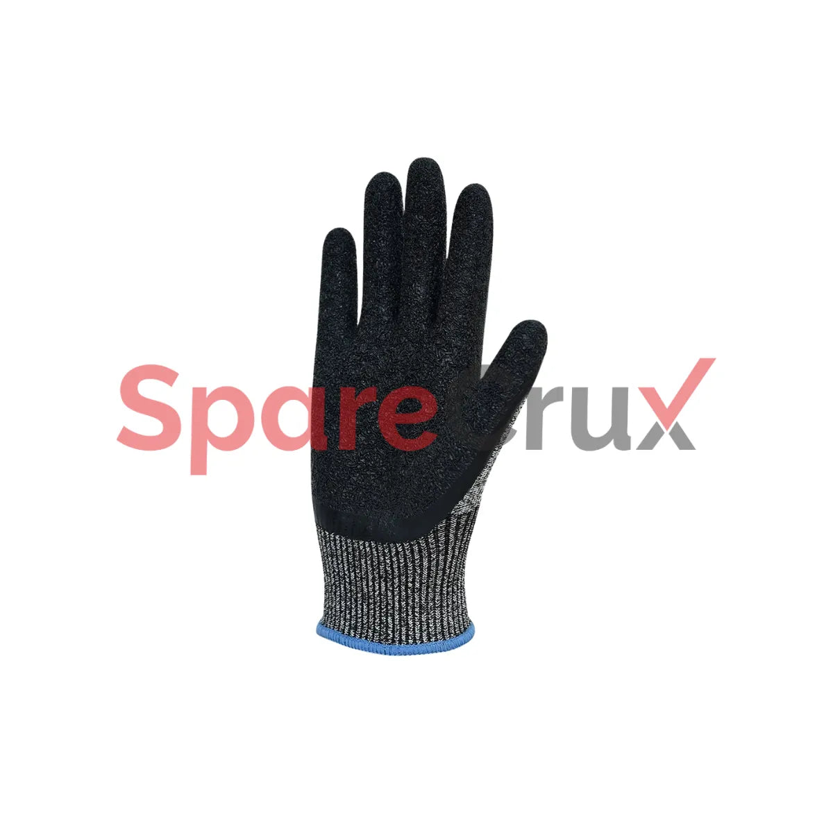 HS 68 | KARAM | Glass Liner with Natural Latex Coating Safety Gloves
