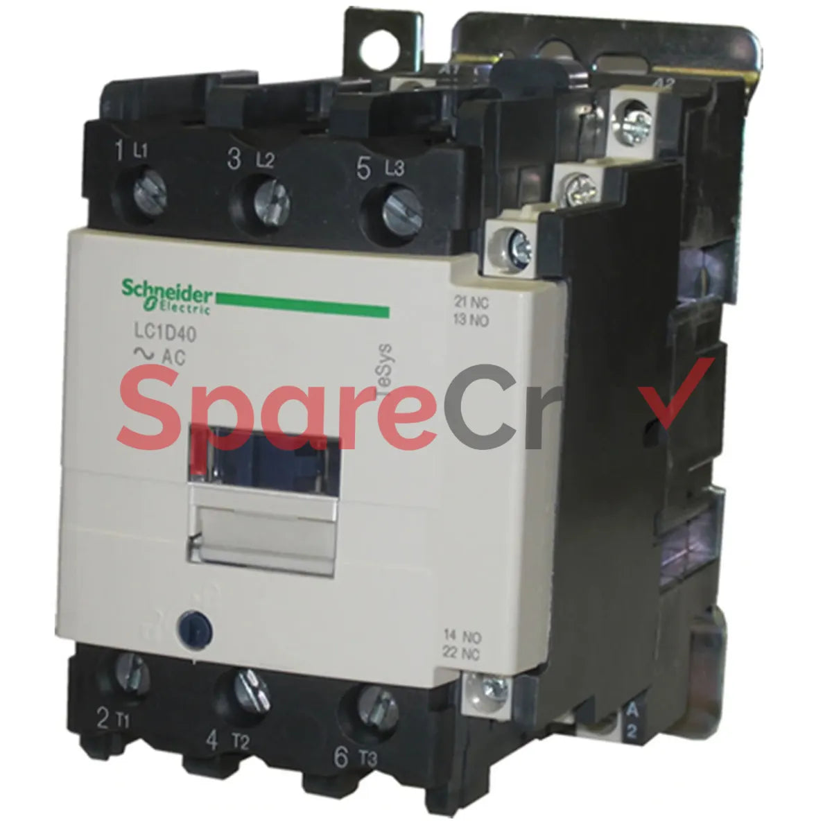LC1D40  | SCHNEIDER ELECTRIC |  40A 3-Pole TeSys D Contactor for Motor Control