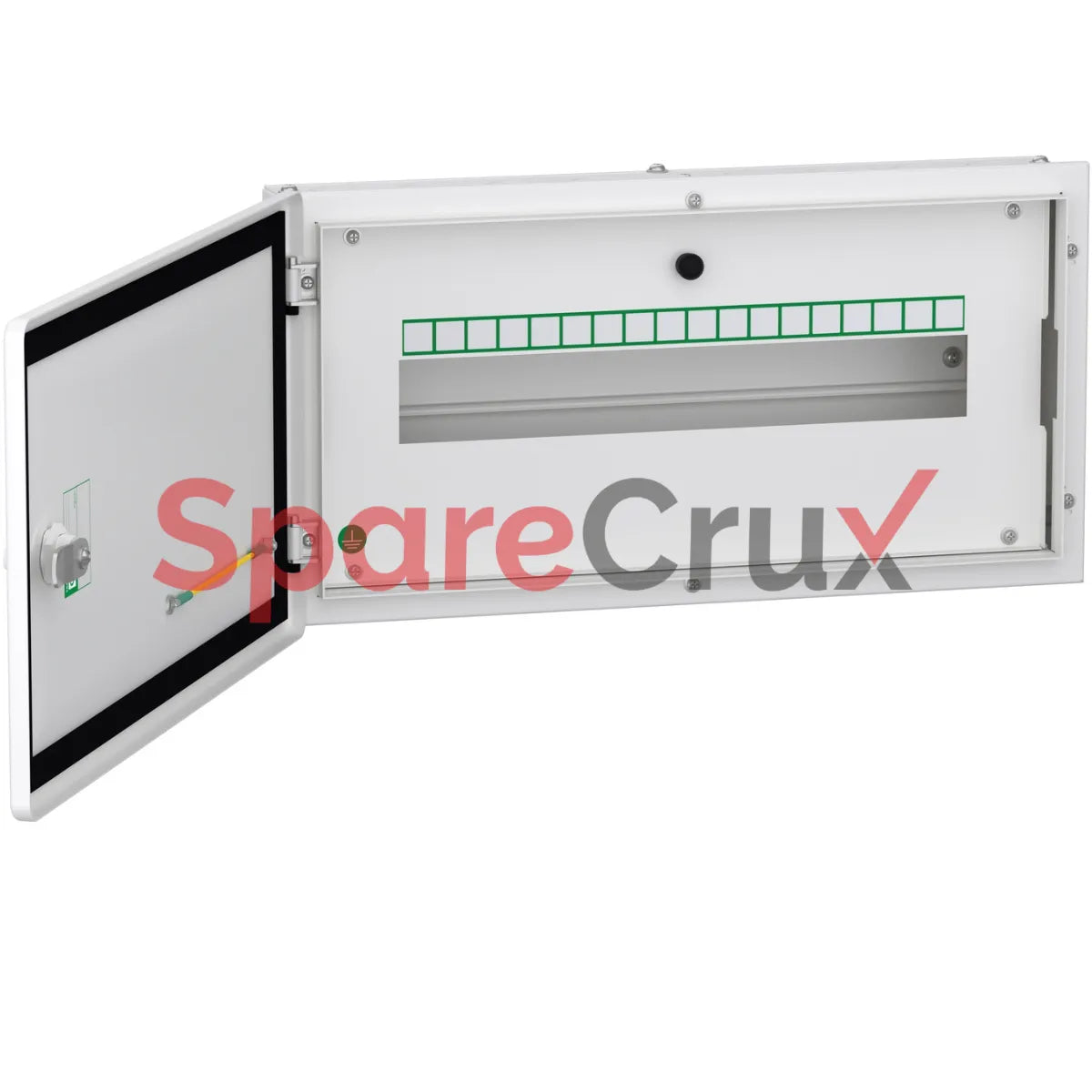 A9HSND18 | SCHNEIDER ELECTRIC | Acti 9 - SPN DB - double door metal - IP43 - 18 ways