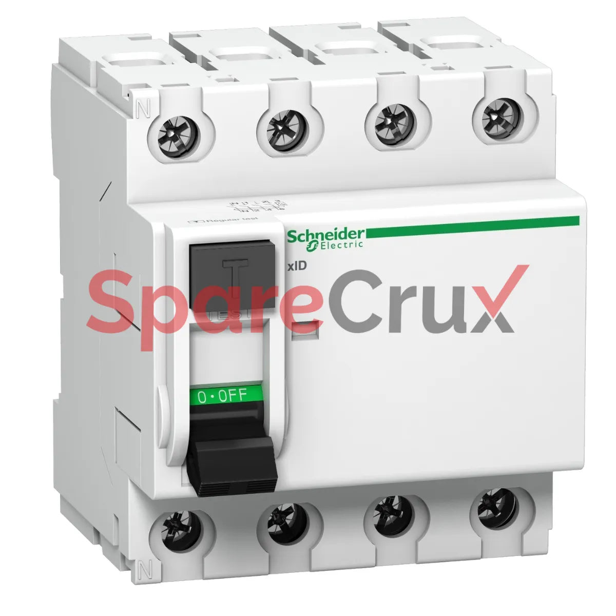 A9N16255 | SCHNEIDER ELECTRIC | Acti 9 xID residual circuit breaker - 40 A - 4P - 100mA class AC instantaneous