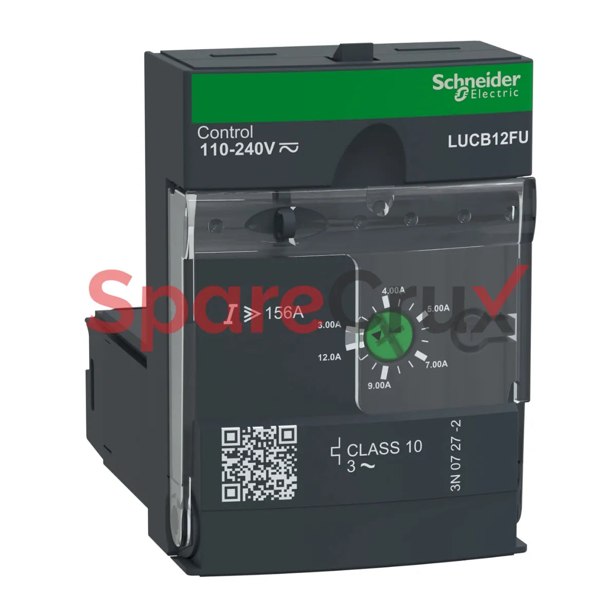 LUCB12FU | SCHNEIDER ELECTRIC | Advanced control unit, TeSys U, 3-12A, 3P motors, protection & diagnostic, class 10, coil 110-240V AC/DC