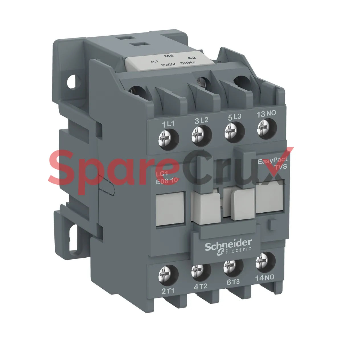 LC1E1210M5WB | SCHNEIDER ELECTRIC | Easy TeSys contactor 3P(3 NO) - AC-3 - 400 V 25A - 220 V AC coil wide range