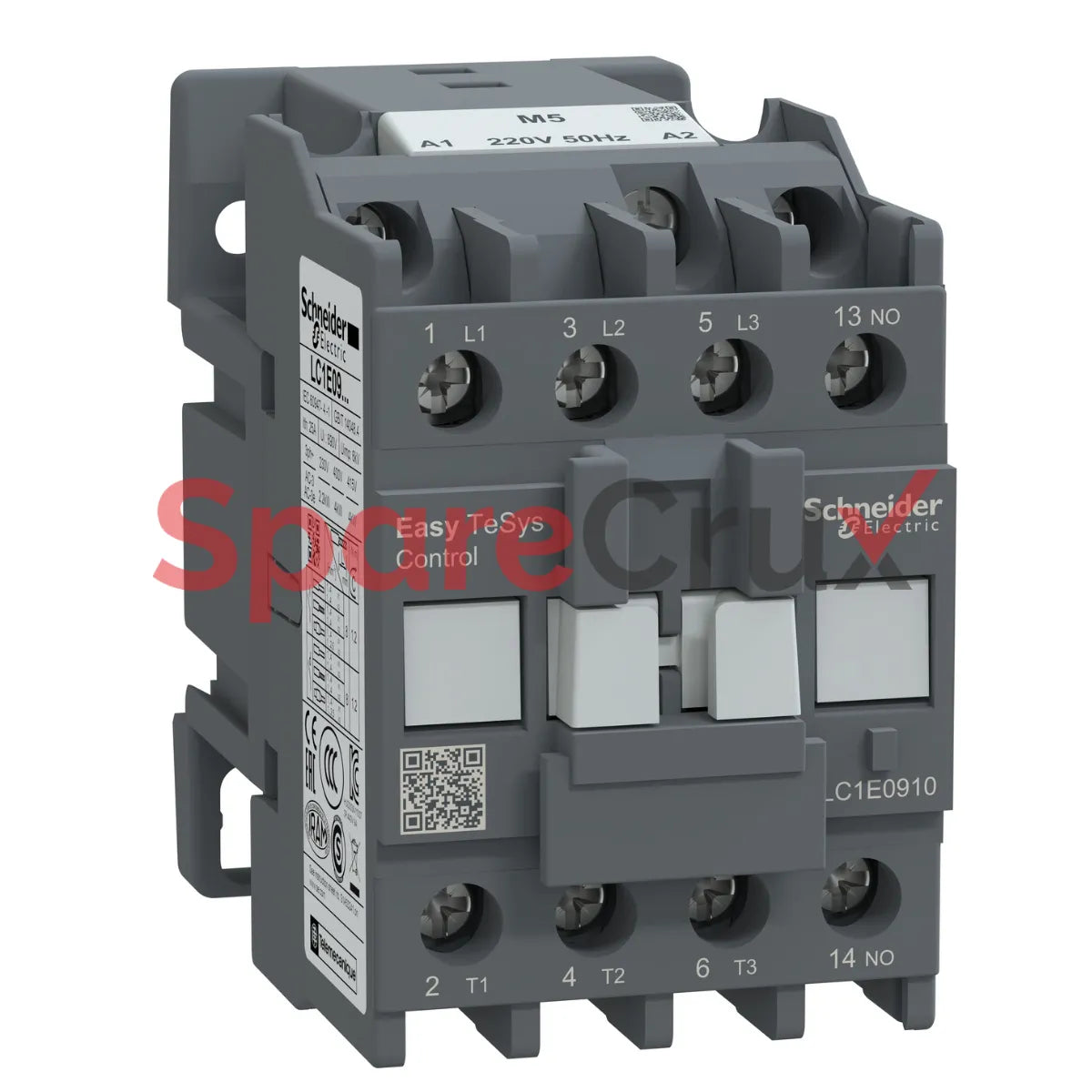 LC1E0910M5 | SCHNEIDER ELECTRIC | Easy TeSys contactor 3P(3 NO) - AC-3 - <= 440 V 9A - 220 V AC coil