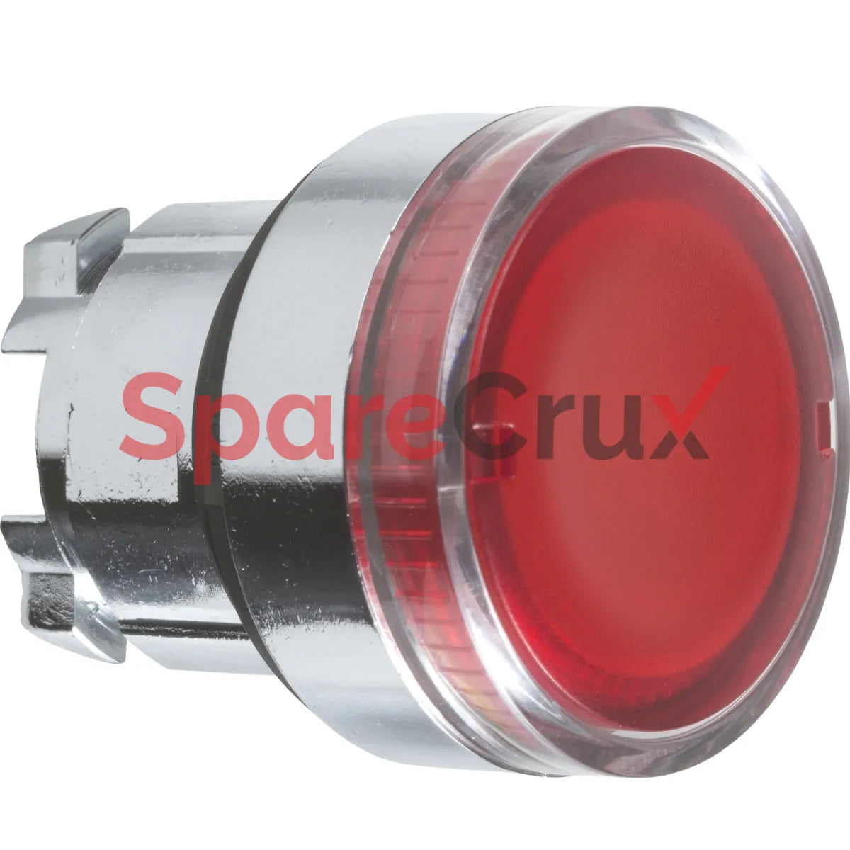 ZB4 BW34 | SCHNEIDER ELECTRIC | Head for illuminated push button, Harmony XB4, metal, flush, red, 22mm, spring return, plain lens for BA9s bulb