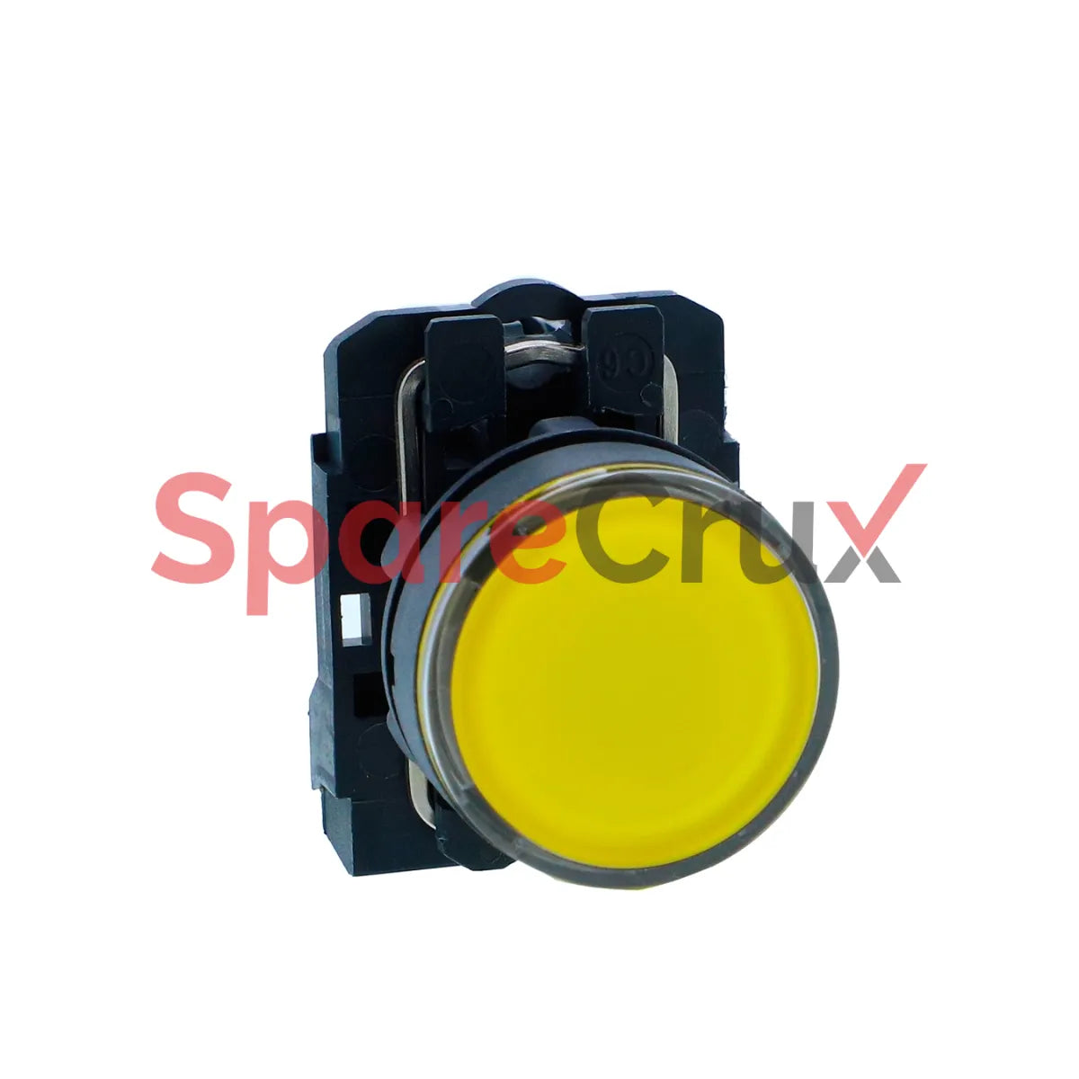 XB5AW35B1N | SCHNEIDER ELECTRIC | Illuminated pushbutton, Harmony XB5N XB7N, plastic, flush, yellow, 22mm, spring return, 24V AC DC, 1 NO