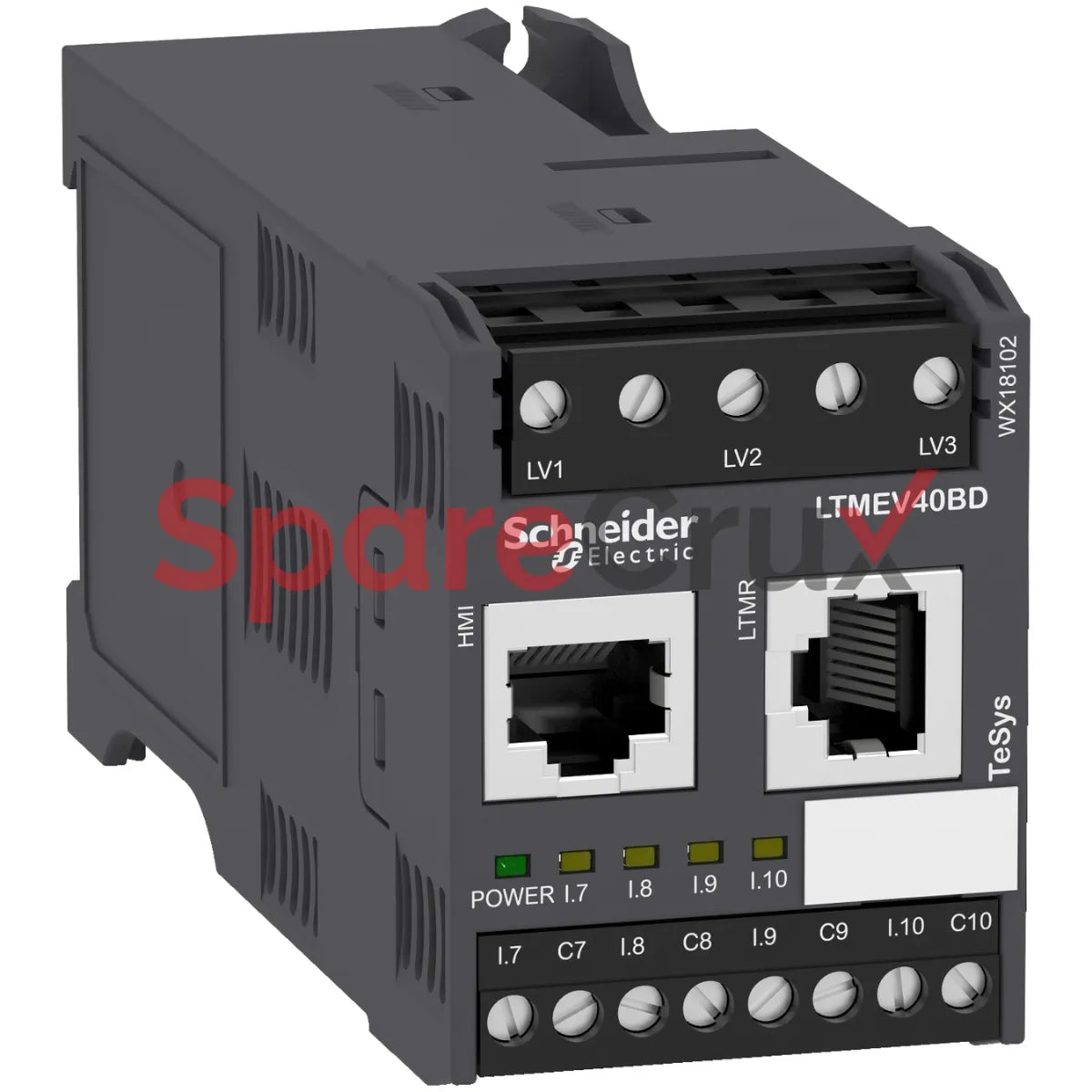 LTMEV40BD | SCHNEIDER ELECTRIC | Motor Management, TeSys T, extension module, 4 inputs, for LTMR controller, 24 VDC
