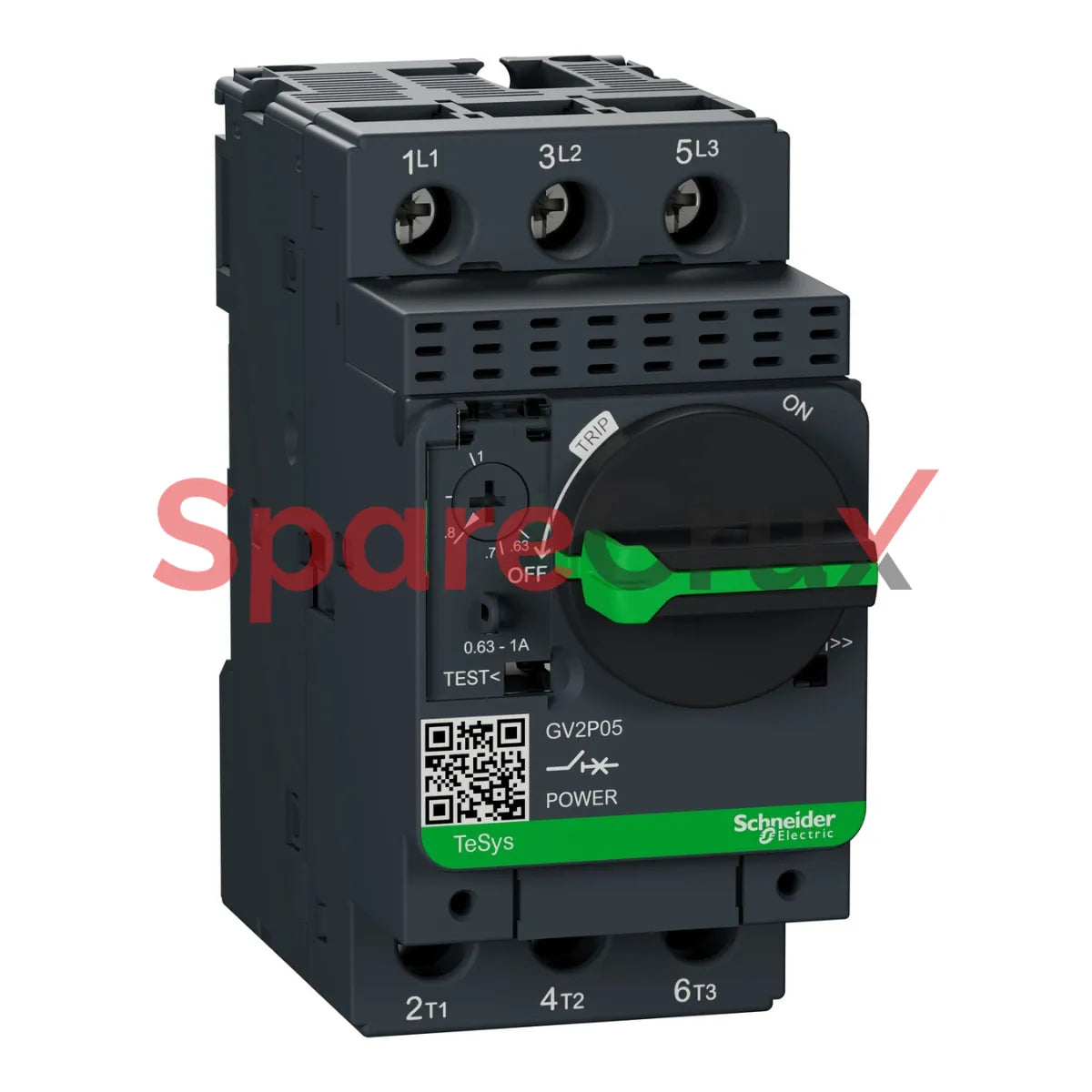 GV3P50 | SCHNEIDER ELECTRIC | Motor circuit breaker, TeSys GV3, 3P, 37-50 A, thermal magnetic, EverLink terminals