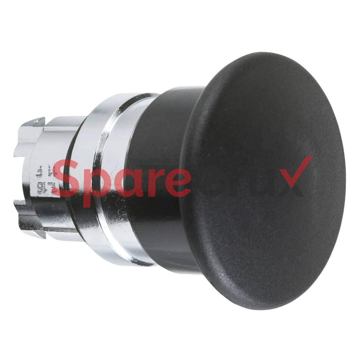 ZB4BC2 | SCHNEIDER ELECTRIC | Mushroom push button head Ø40, metal, black, Ø22, spring return