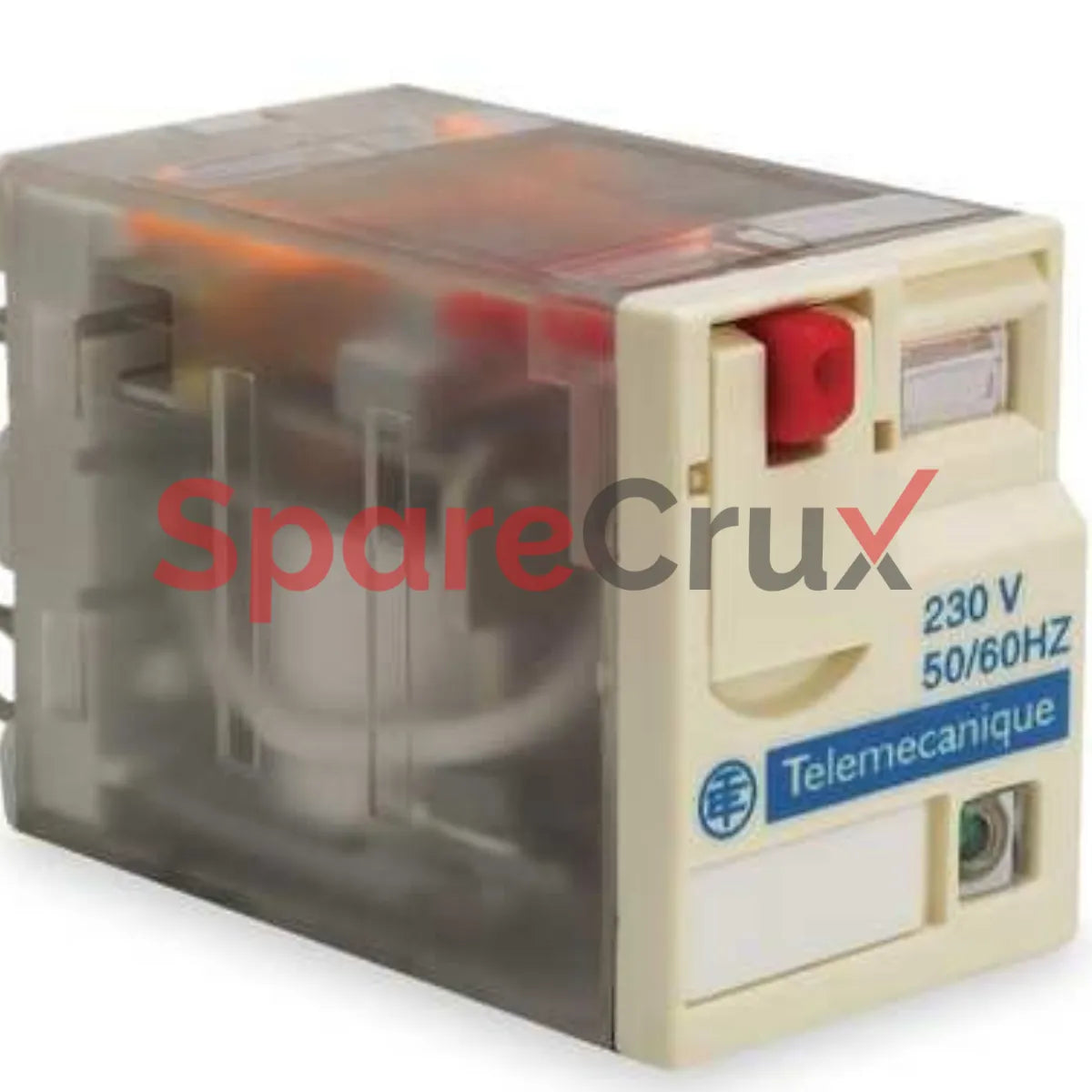 RPM22JD | SCHNEIDER ELECTRIC |  Power Plug-in Relay, Harmony RPM, 2 C/O (DPDT), 15 A, with LED and Lockable Test Button, 12 V DC Coil