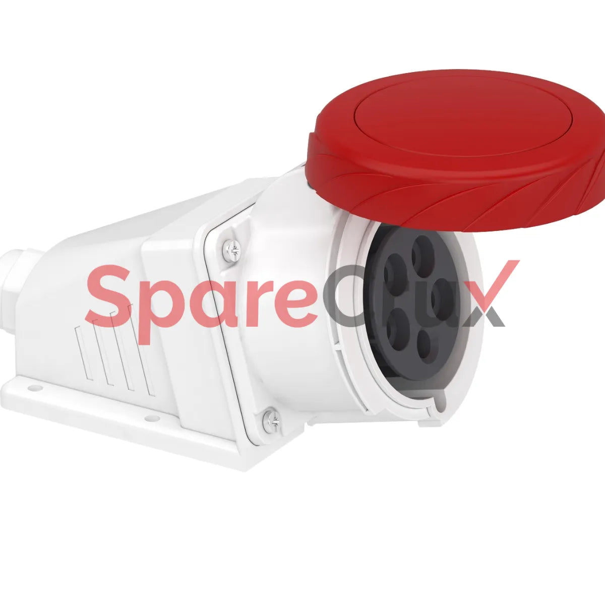 PKF32W735 | SCHNEIDER ELECTRIC |  PratiKa socket - screw - angled - 32A - 3P + N + E - 380...415 V AC - wall