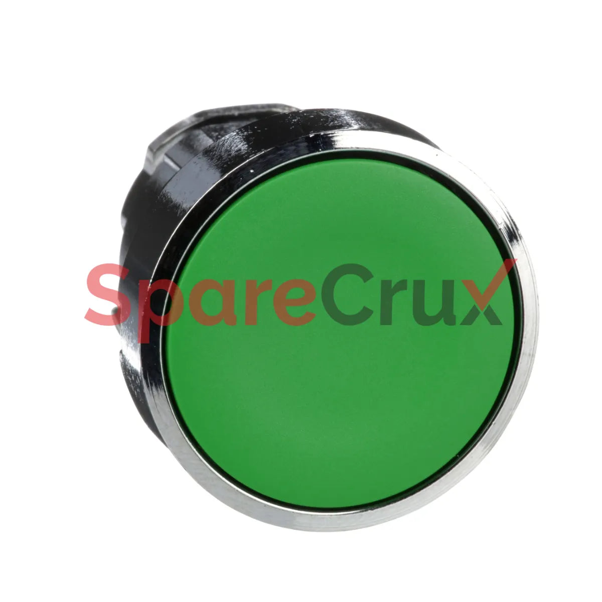 ZB4BA3 | SCHNEIDER ELECTRIC | Push button head, metal, flush, green, Ø22, spring return, unmarked