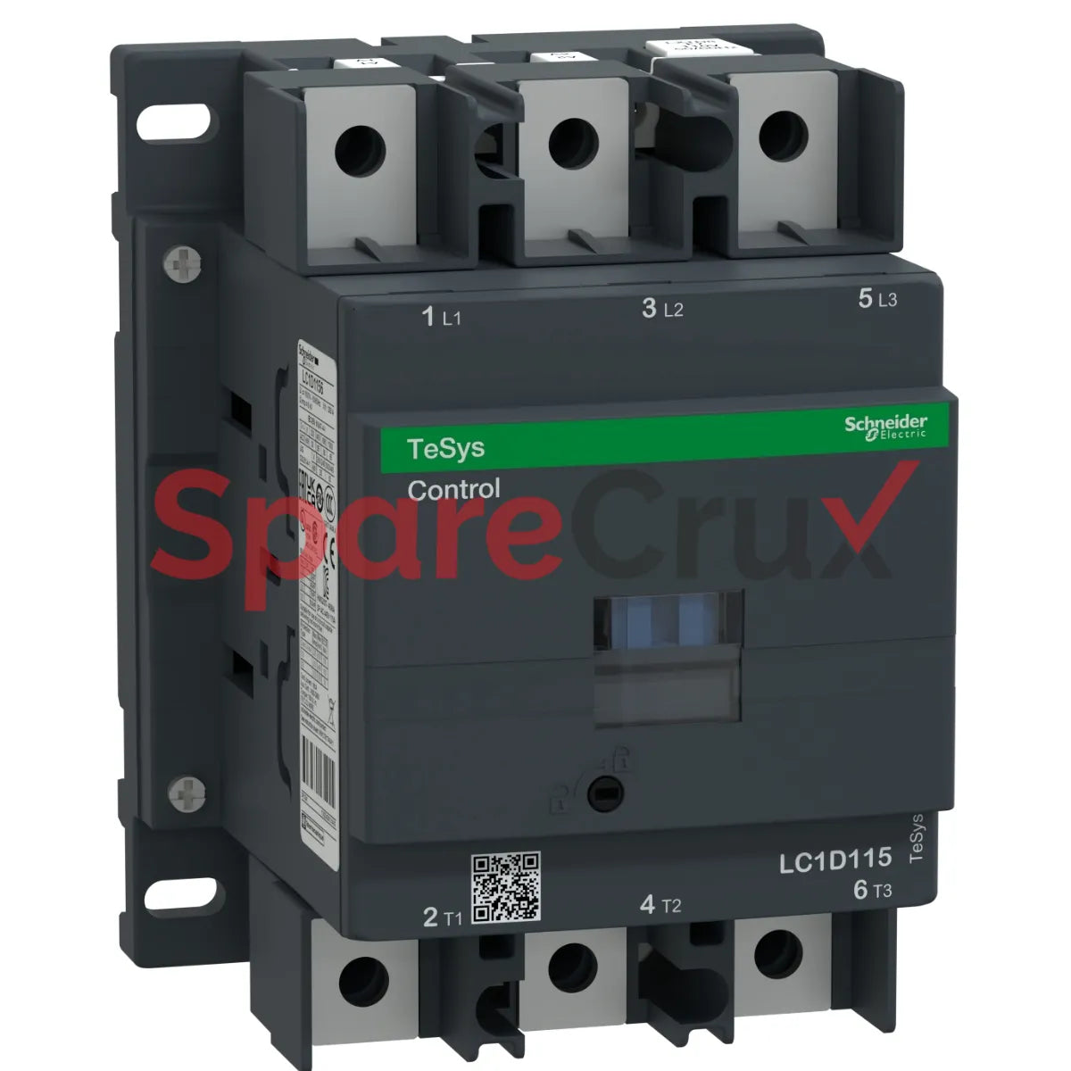 LC1 D1156M5 | SCHNEIDER ELECTRIC | TeSys D contactor - 3P(3 NO) - AC-3 - <= 440 V 115 A - 220 V AC 50 Hz coil