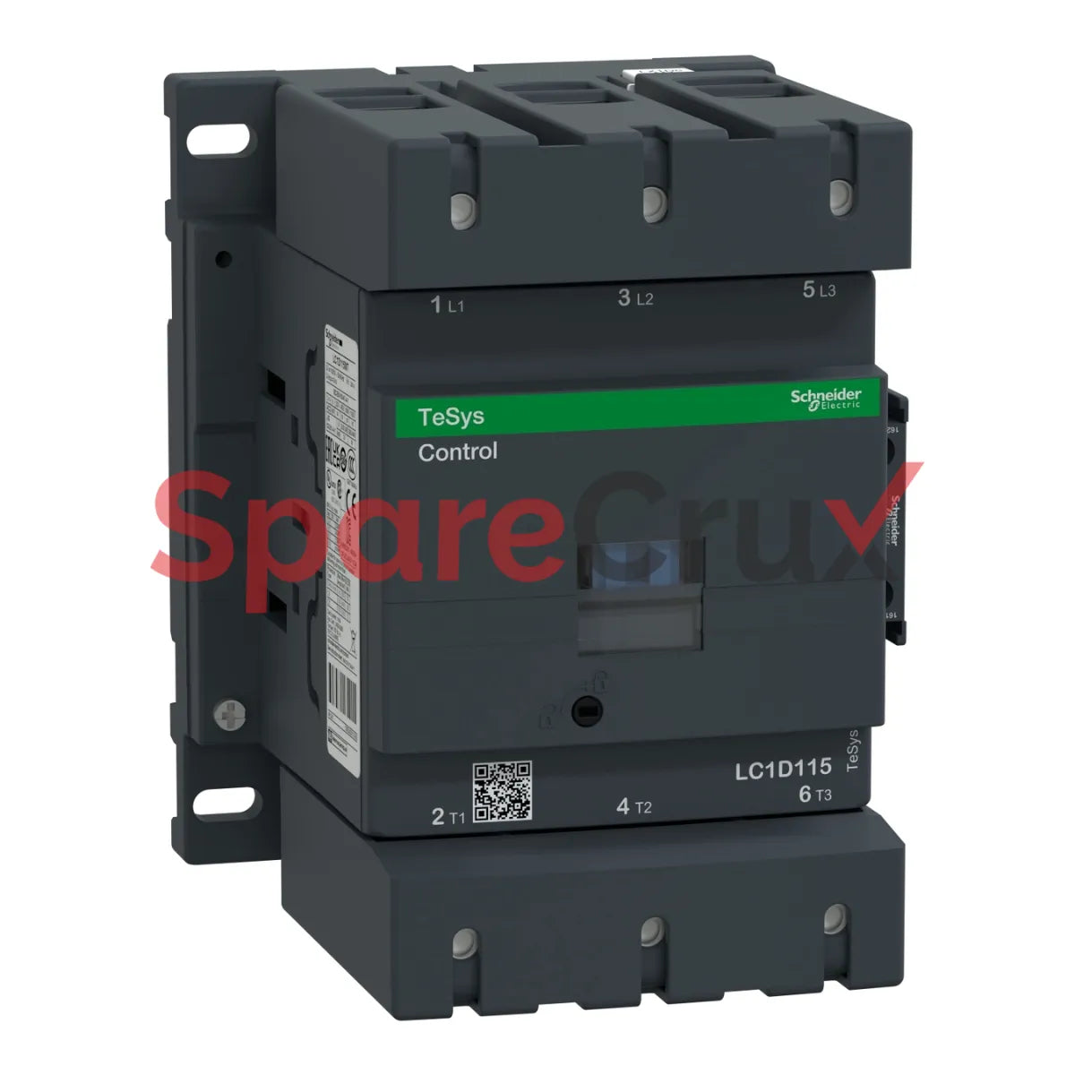 LC1D115E5 | SCHNEIDER ELECTRIC | TeSys D contactor - 3P(3 NO) - AC-3 - <= 440 V 115 A - 48 V AC 50 Hz coil