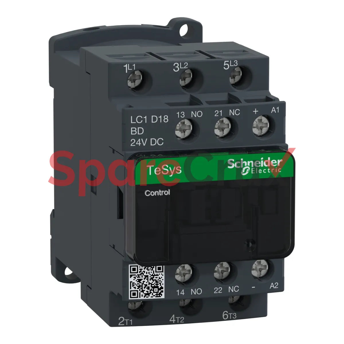 LC1DT40BD | SCHNEIDER ELECTRIC | TeSys D contactor - 4P(4 NO) - AC-1 - <= 440 V 40 A - 24 V DC standard coil