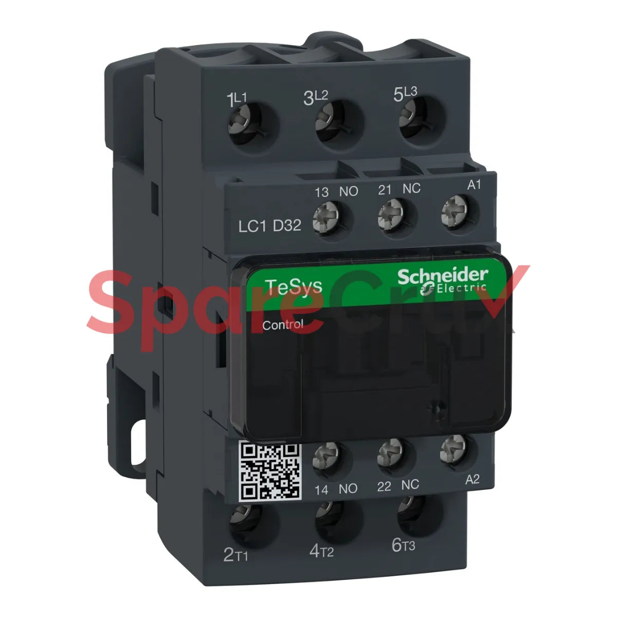 LADN11 | SCHNEIDER ELECTRIC | Auxiliary contact block, TeSys D, 1NO + 1NC, front mounting, screw clamp terminals