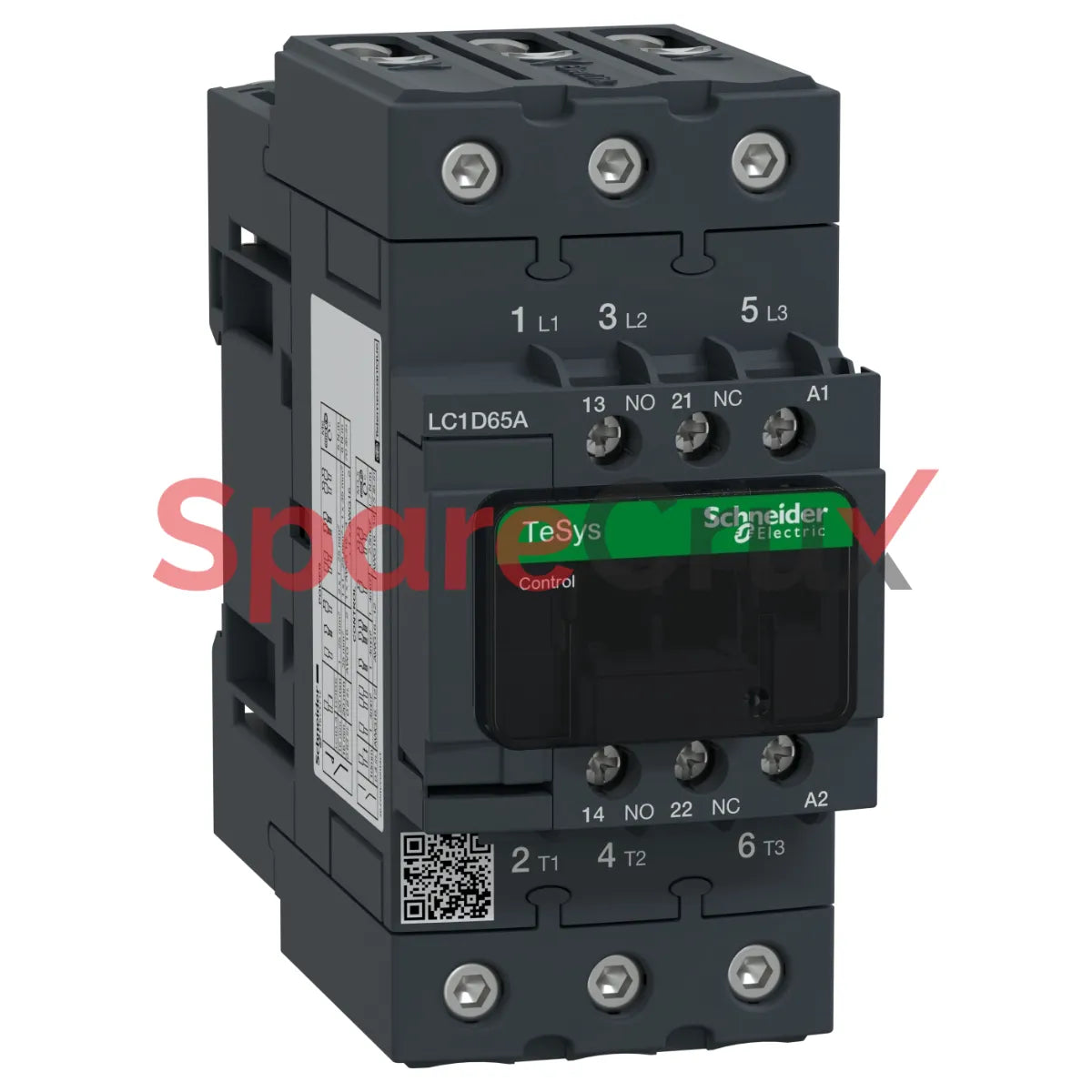 LC1D65AF7 | SCHNEIDER ELECTRIC | TeSys D contactor - 3P(3 NO) - AC-3 - <= 440 V 65 A - 110 V AC 50/60 Hz coil