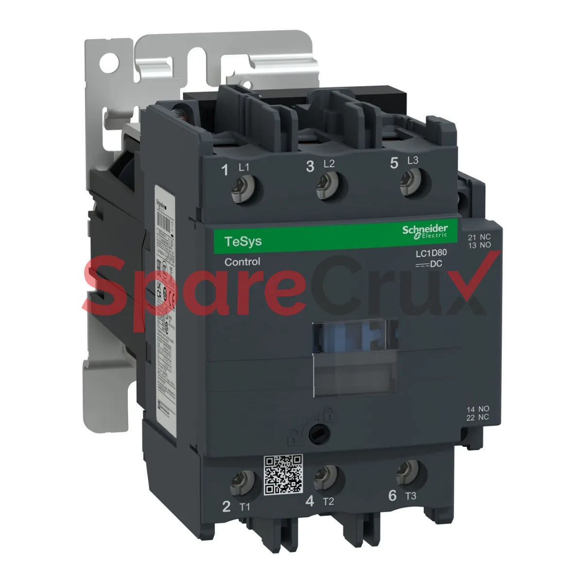LC1 D80MD | SCHNEIDER ELECTRIC | TeSys D contactor - 3P(3 NO) - AC-3 - <= 440 V 80 A - 220 V DC standard coil