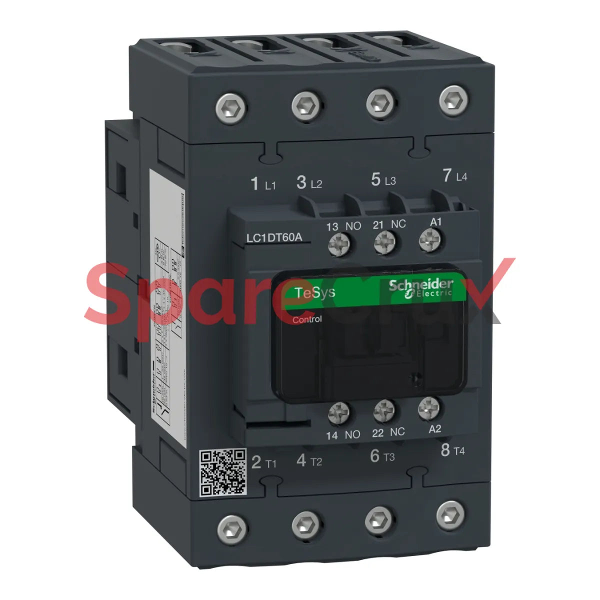 LC1DT60AM7 | SCHNEIDER ELECTRIC | TeSys D contactor - 4P(4 NO) - AC-1 - <= 440 V 60 A - 220 V AC 50/60 Hz coil