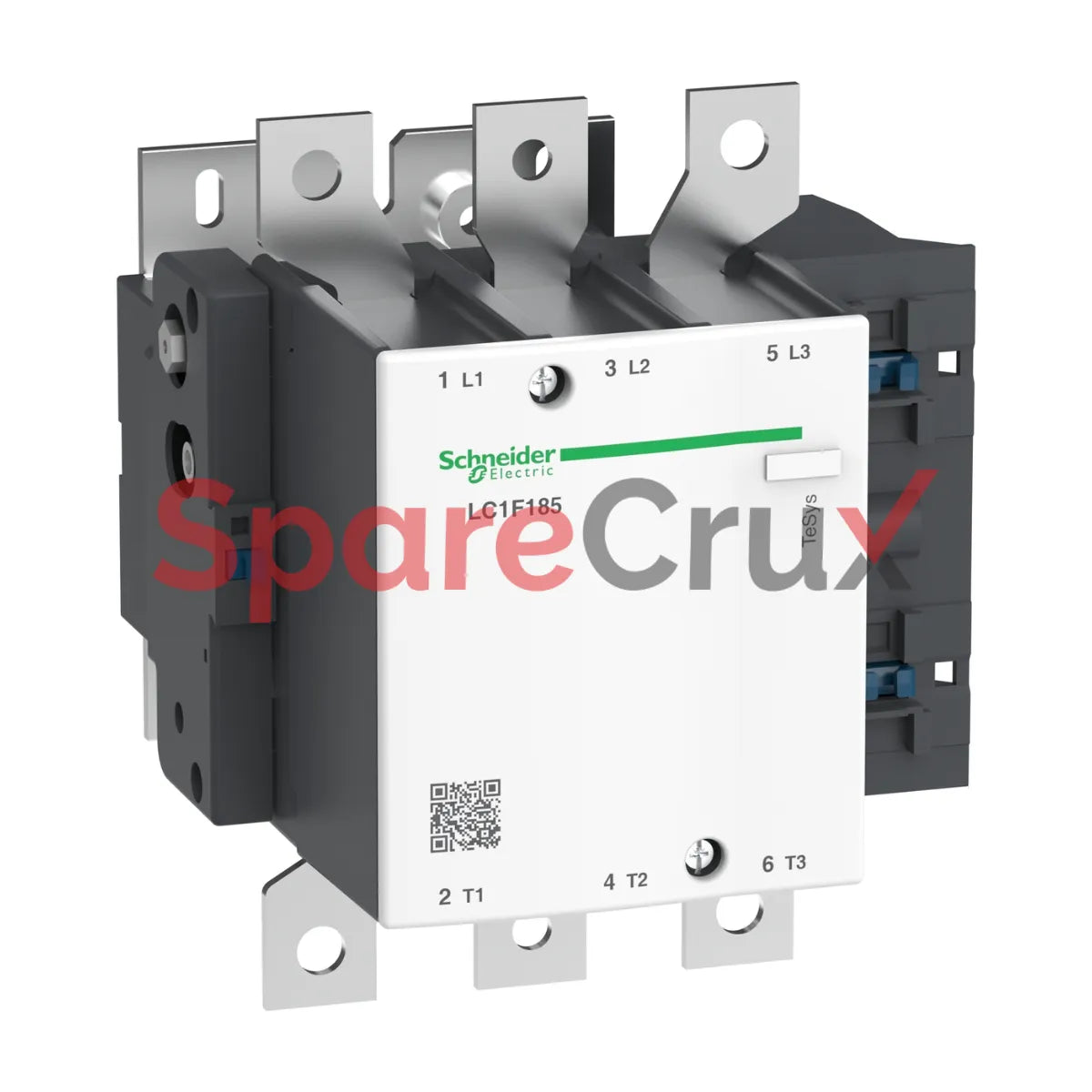 LC1F185 | SCHNEIDER ELECTRIC | TeSys F contactor - 3P(3 NO)-AC-3 <= 440V 185A with coil LX9 - 24...600V AC 40/400Hz, LX4 - 24...460V DC, LXE - 100...250V AC 50/60Hz or 100…380V DC