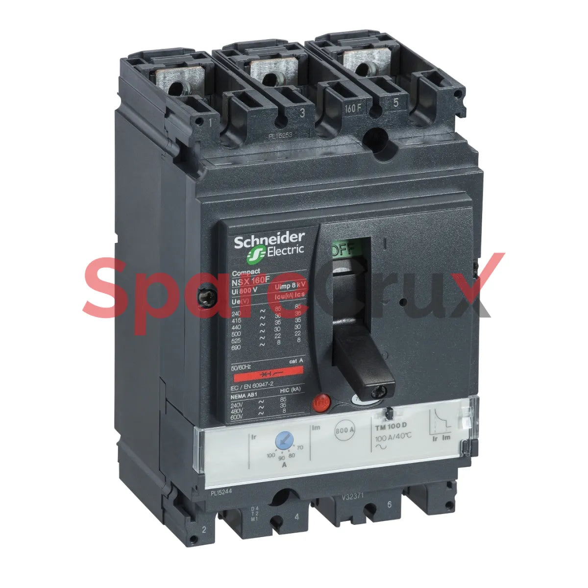 LV432808X63A630 | SCHNEIDER ELECTRIC | 4 Pole Circuit Breaker 630A MCCB Switchgear