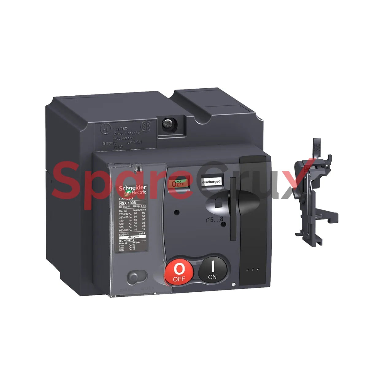 LV429435 | SCHNEIDER ELECTRIC | motor mechanism, MT 100/160, Compact NSX100/160, PowerPact Multistandard H, 380 to 415 VAC 50/60 Hz, 440 to 480 VAC 60 Hz