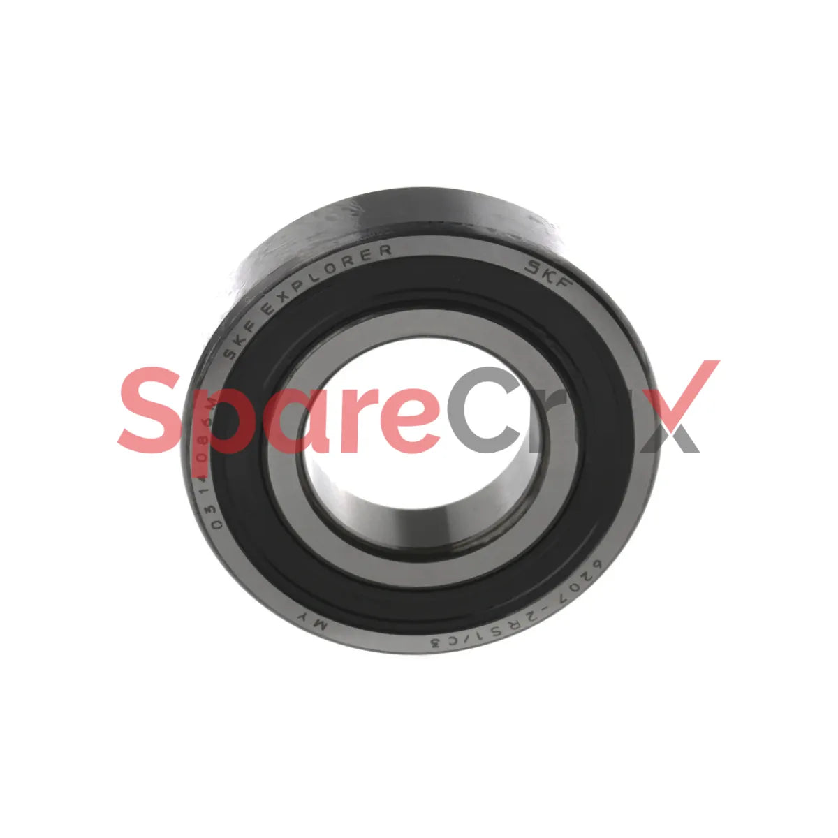 6207-2RS1/C3 | SKF | Single Row Deep Groove Ball Bearing- Both Sides Sealed 35mm I.D, 72mm O.D