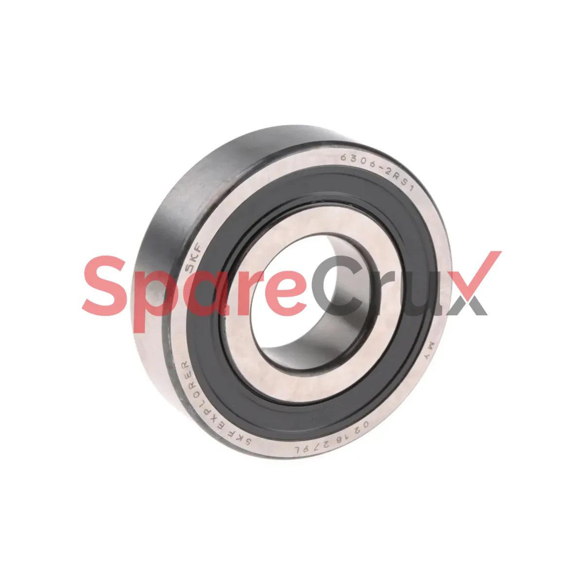 6306-2RS1 | SKF | Single Row Deep Groove Ball Bearing- Both Sides Sealed 30mm I.D, 72mm O.D