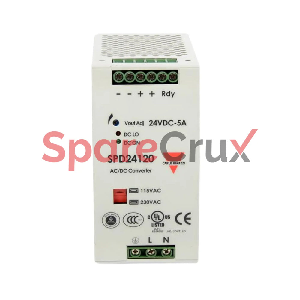 SPD241201 | CARLO GAVAZZI | AC/DC DIN RAIL SUPPLY 24V 120W