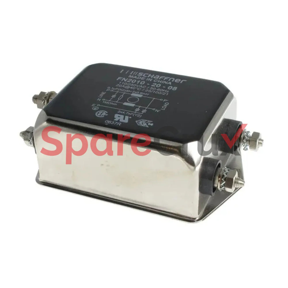FN2010-20-08 | SCHAFFNER | Power Line Filters 20A 250VAC 50/60Hz Stud Term