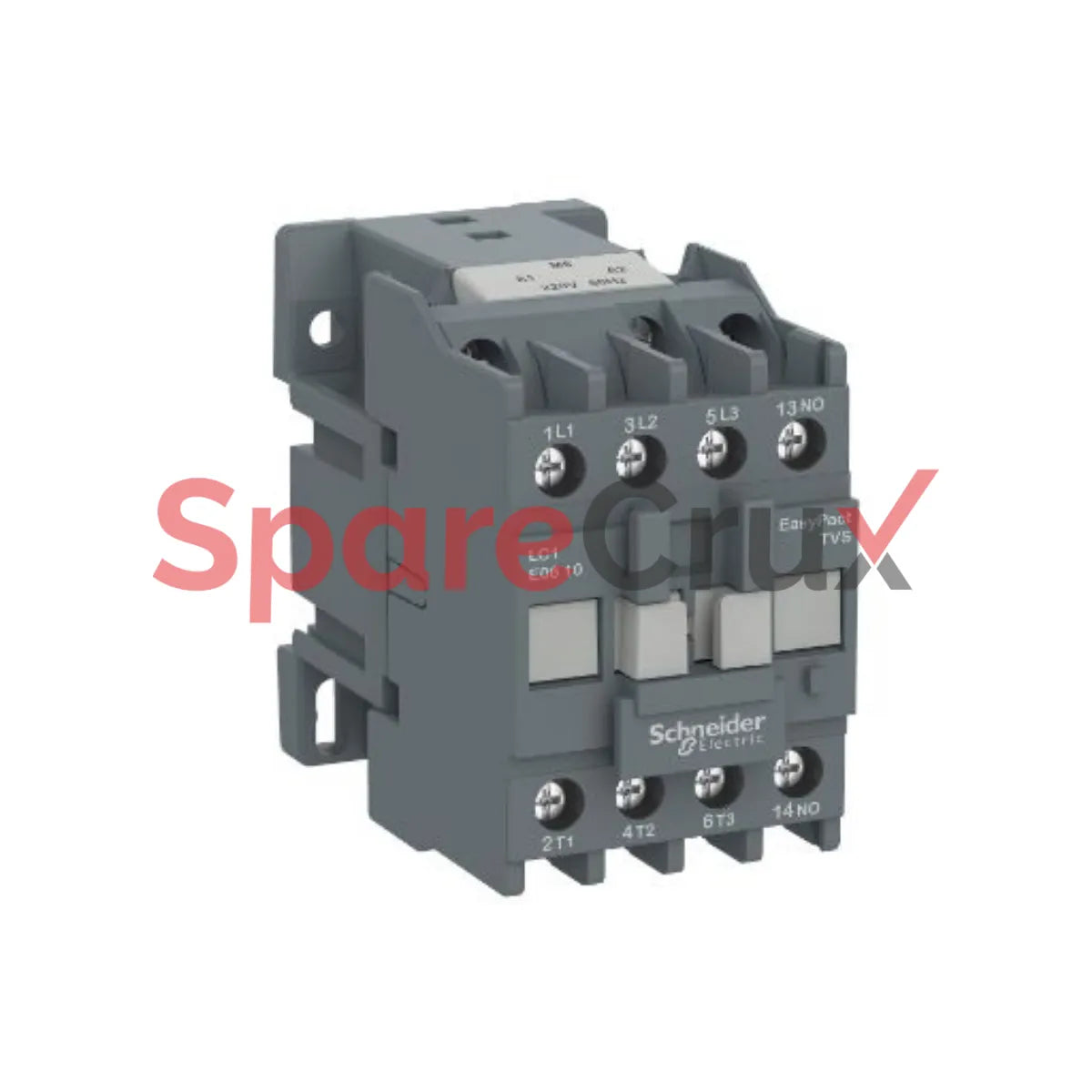 LC1E1801U5 | SCHNEIDER ELECTRIC | 18 A, 3‑Pole Contactor with 1 NC Auxiliary Contact, 240 V AC Coil