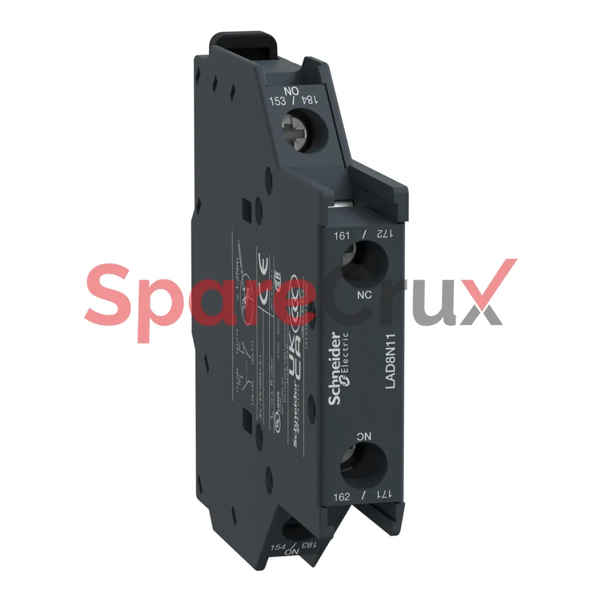 LAD8N11 | SCHNEIDER ELECTRIC | Auxiliary Contact Block TeSys D 1NO + 1NC Side Mounting