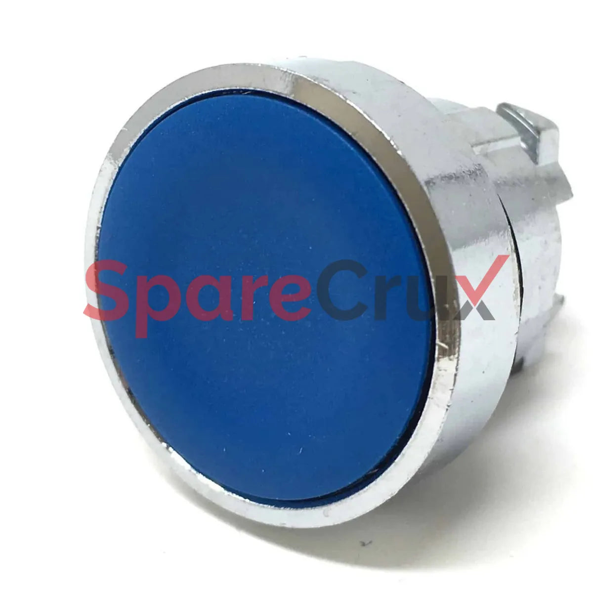 ZB4 BA6 | SCHNEIDER ELECTRIC | Blue Flush Push Button Head, Metal Body, Harmony XB4 Series (22 mm, Non‑Illuminated, Spring Return)