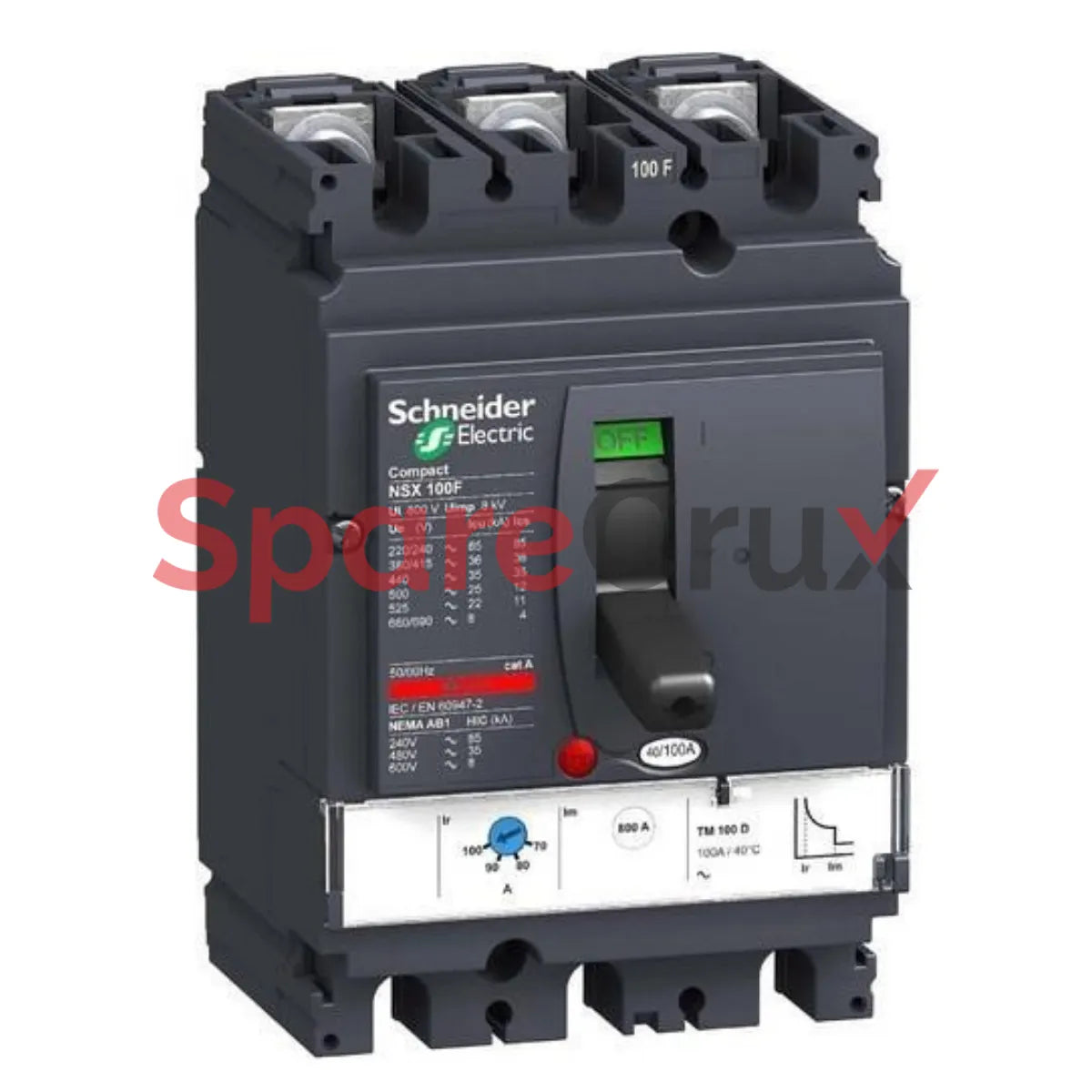 LV432808X63E630 | SCHNEIDER ELECTRIC | ComPact NSX630N MCCB 4-Pole 630A with Micrologic 6.3E Trip Unit