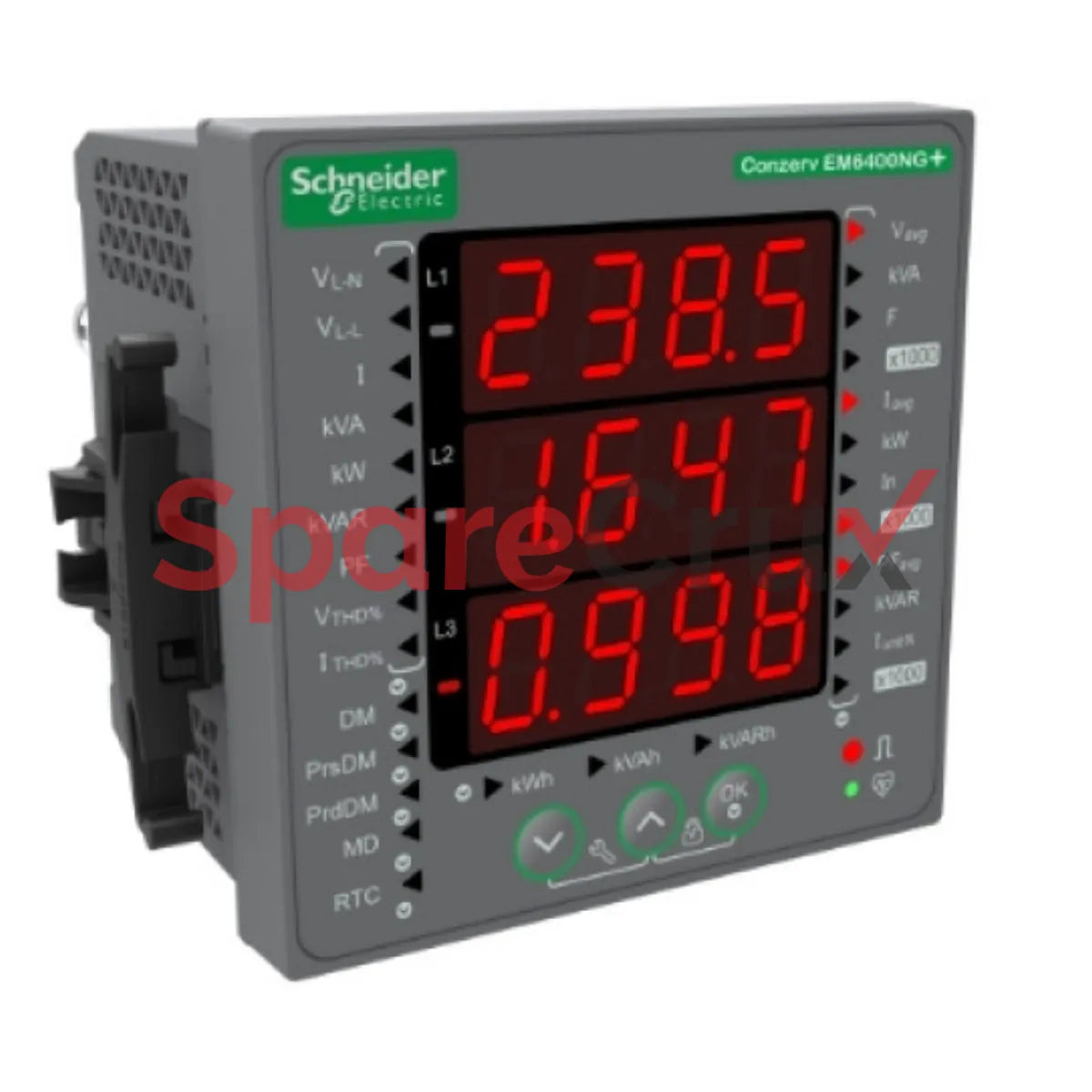 30002385 | SCHNEIDER ELECTRIC | EasyLogic DM3000 – Digital Panel Ammeter, 3-Phase