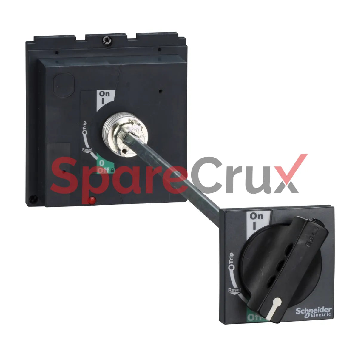 LV432598 | SCHNEIDER ELECTRIC | Extended Rotary Handle for Compact NSX 400/630 (black, 209–600 mm shaft, IP55)
