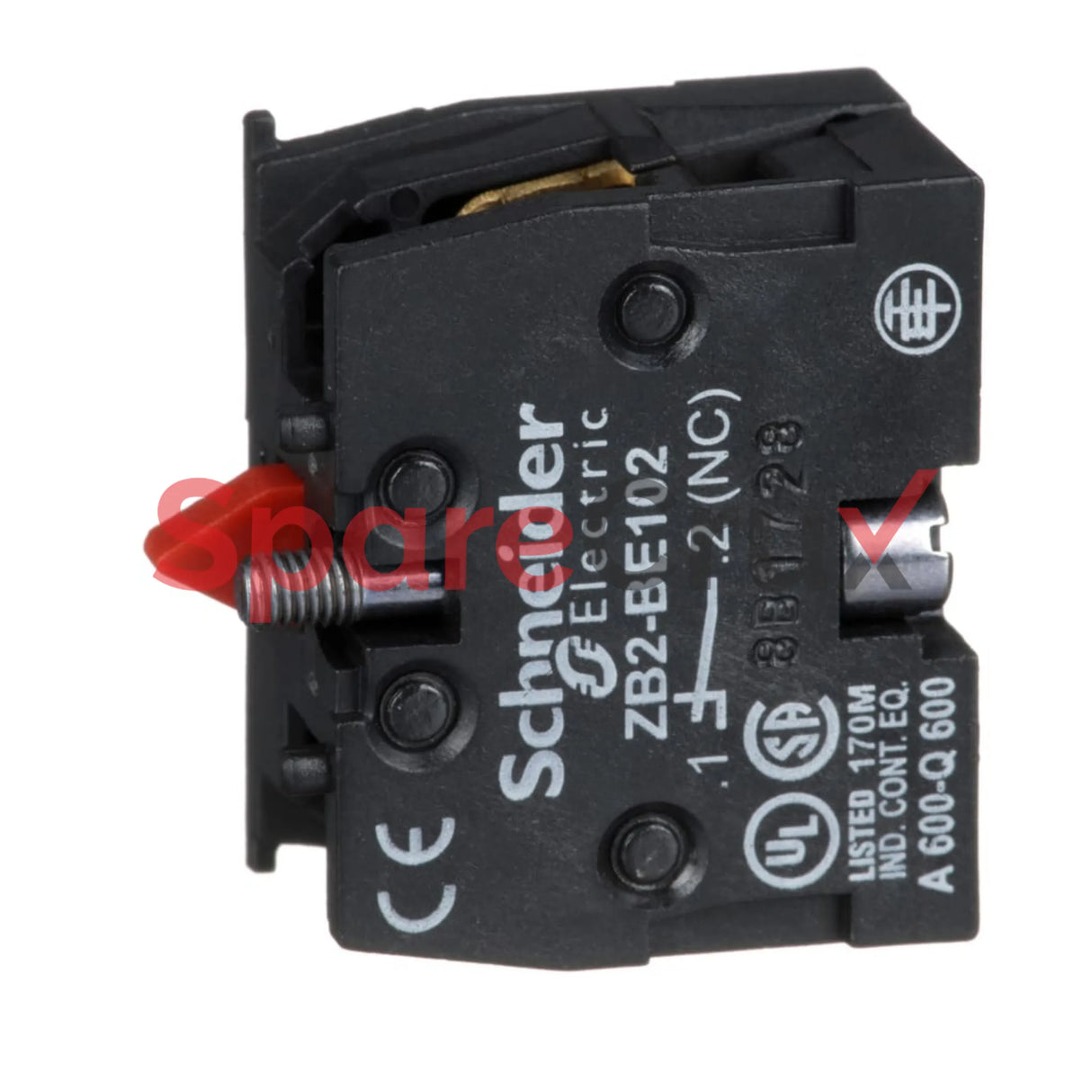 ZB2-BE102 | SCHNEIDER ELECTRIC | Contact block, 1 NC, slow-break, screw clamp terminals | SCHNEIDER ELECTRIC | Contact block, 1 NC, slow-break, screw clamp terminals