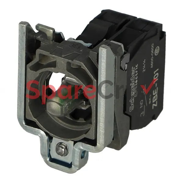 ZB4 BW0B61 | SCHNEIDER ELECTRIC | Harmony XB4 Light Block with Blue Integral LED, 24 V AC/DC, 1 NO Contact