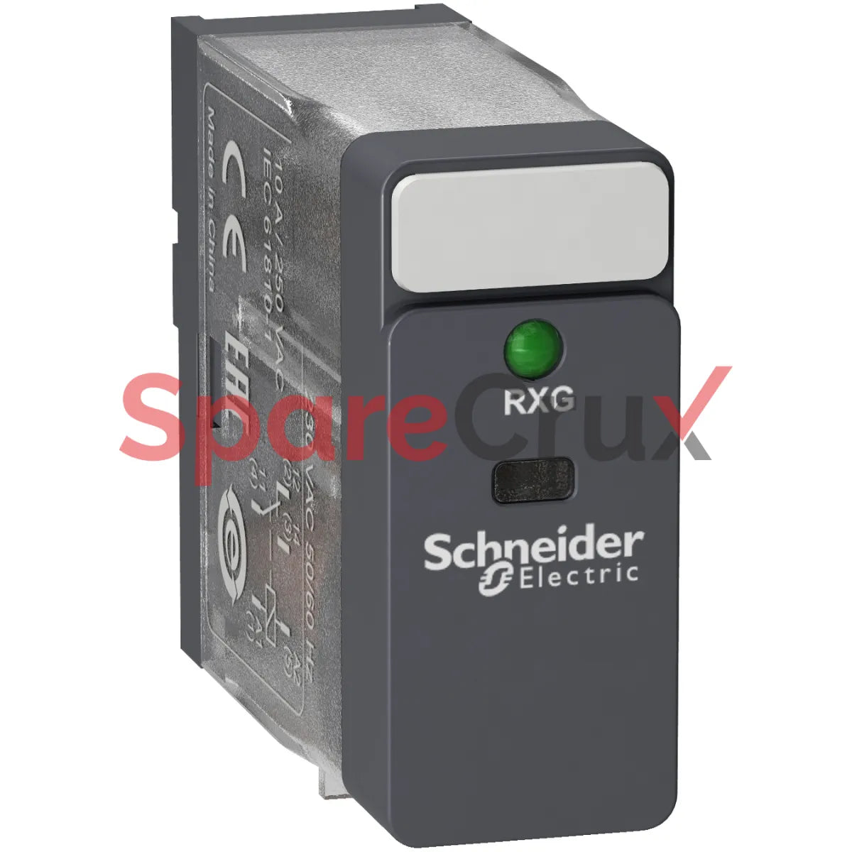 RXG13M7 | SCHNEIDER ELECTRIC | Interface plug-in relay, 10 A, 1 CO, LED, 220 V AC