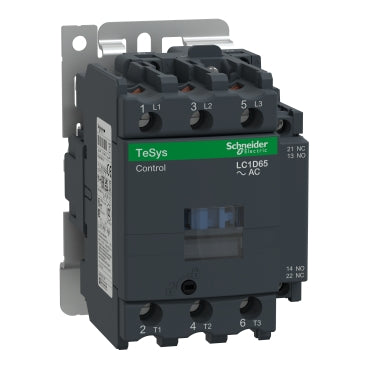 LC1 D65M7 | SCHNEIDER ELECTRIC | Contactor 600VAC 65AMP