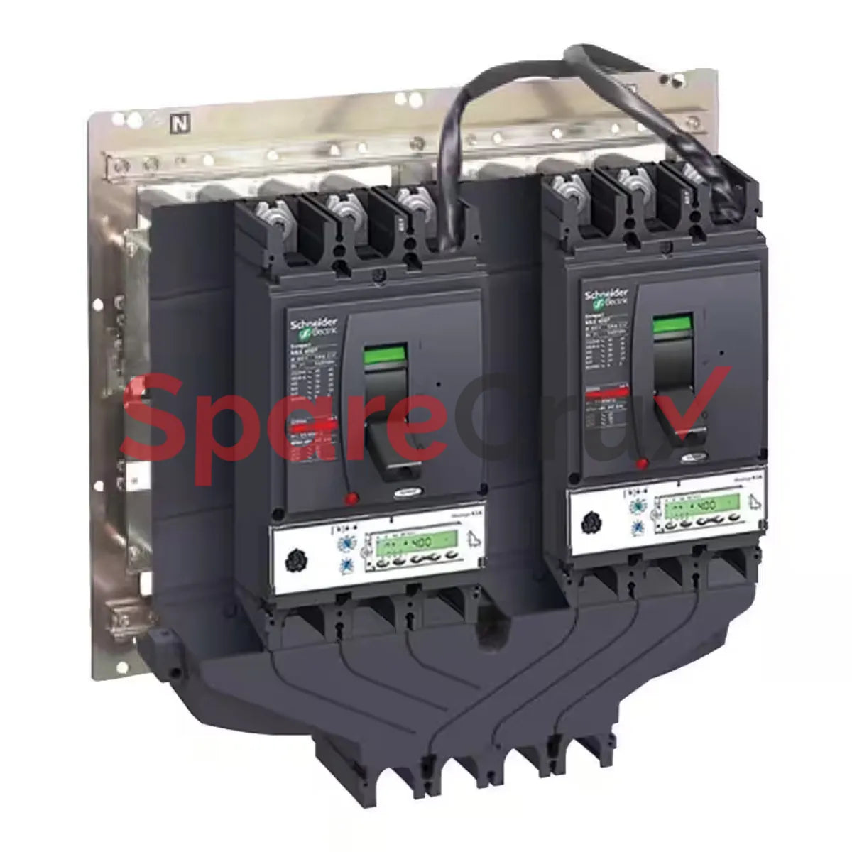 LX432594 | SCHNEIDER ELECTRIC | Long Terminal Shield, 4 Poles, Pitch 45 mm, for Compact NSX400/630 & EasyPact CVS