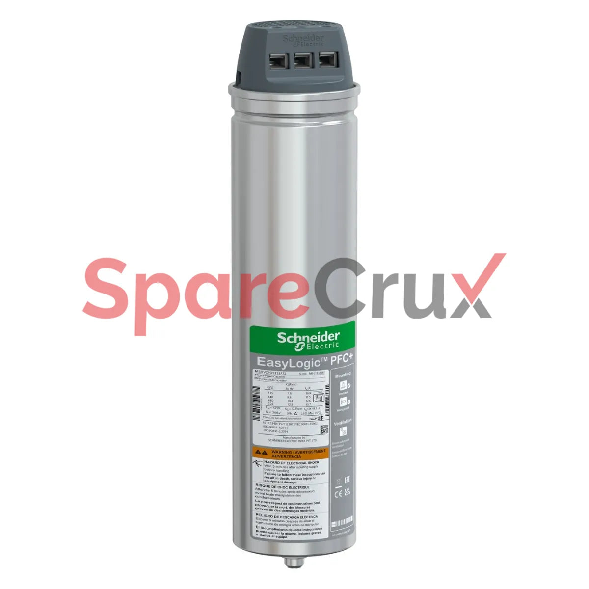 MEHVCPDY125A52 | SCHNEIDER ELECTRIC | Metallized Polypropylene - MPP, Heavy Duty