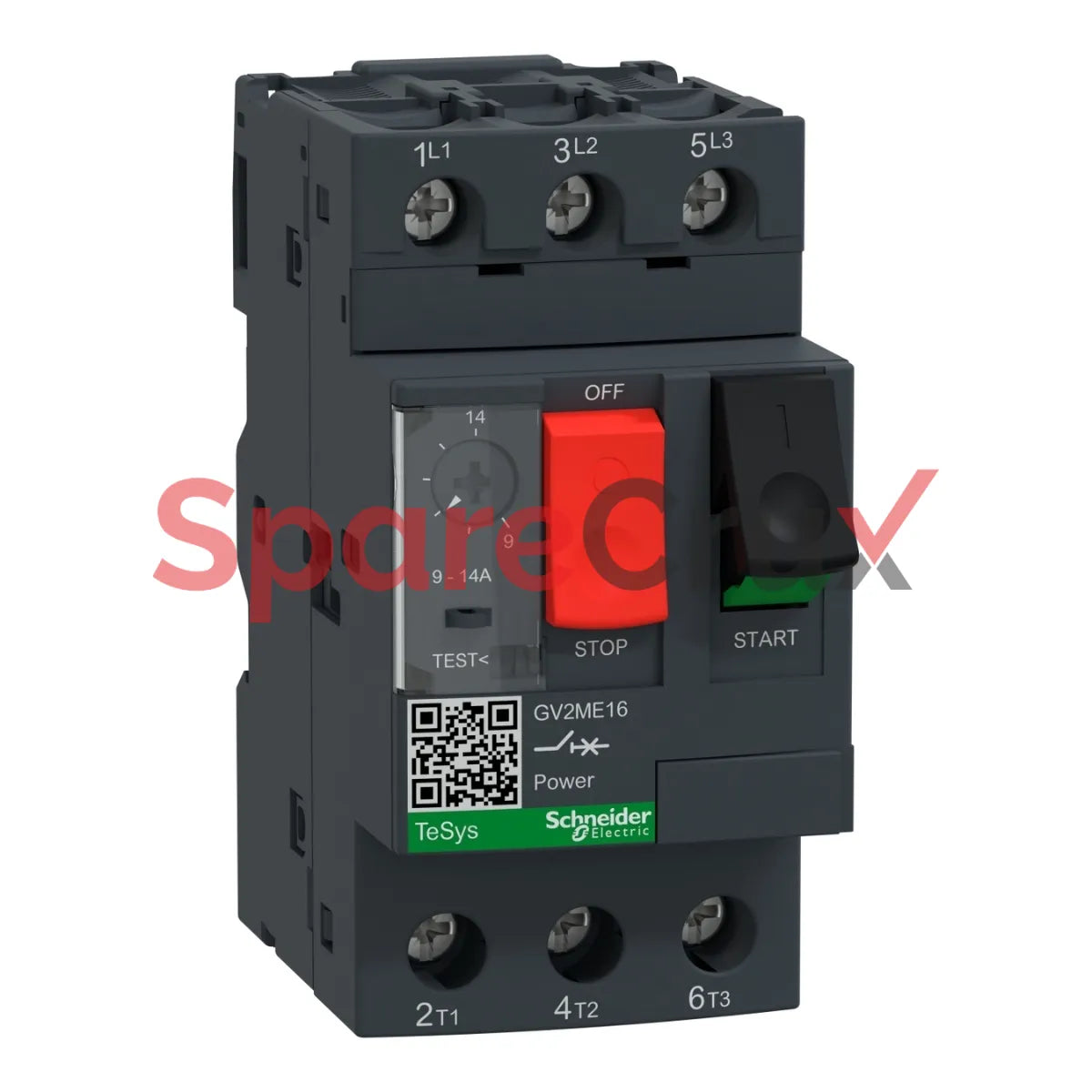 GV2ME16 | SCHNEIDER ELECTRIC | Motor Circuit Breaker, TeSys GV2, 3P, 9–14 A