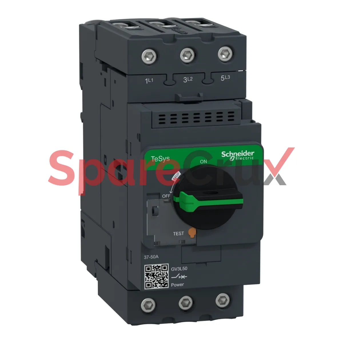 GV3L50 | SCHNEIDER ELECTRIC | Motor Circuit Breaker, TeSys GV3, 3P, 50 A, Magnetic