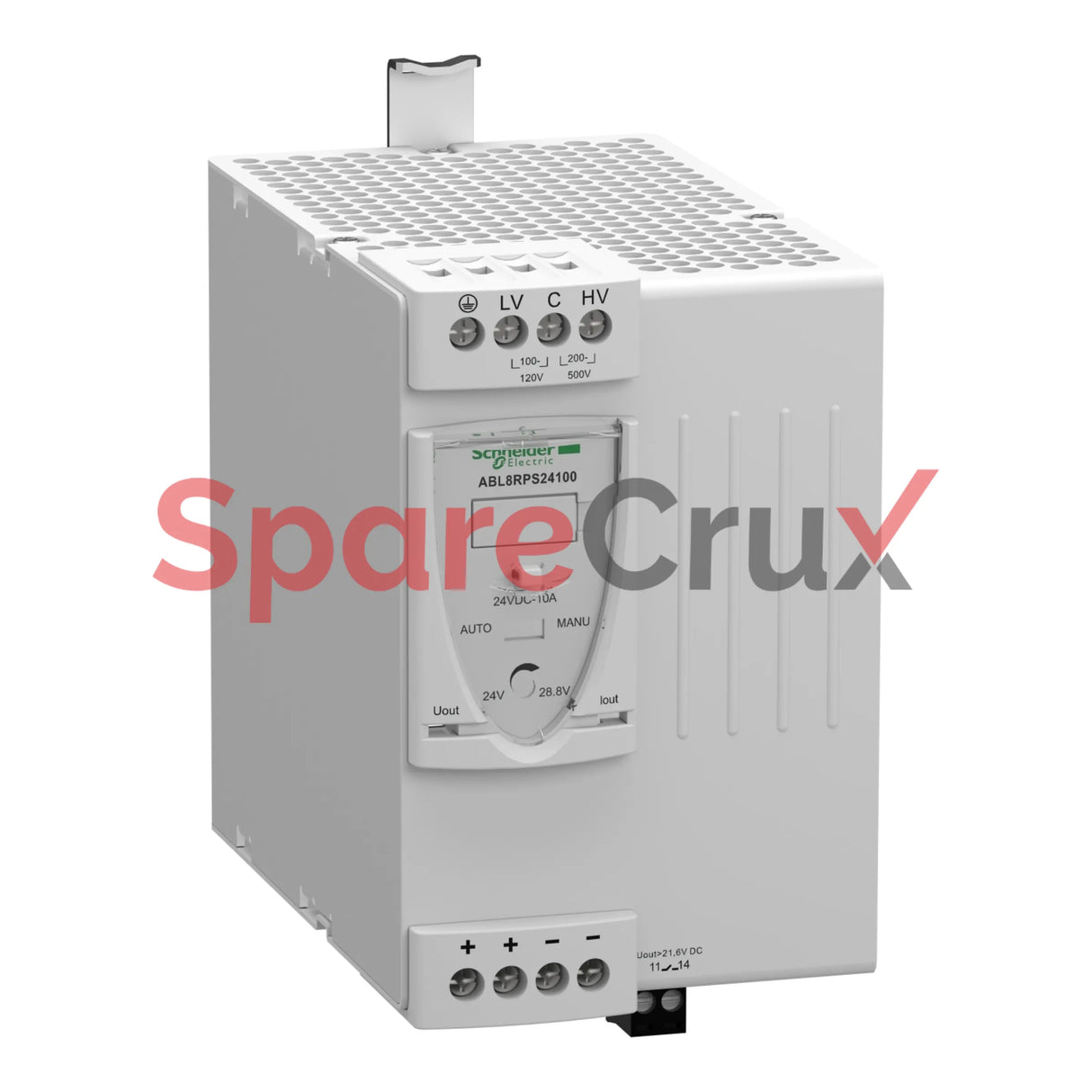 ABL8RPS24100 | SCHNEIDER ELECTRIC | Phaseo Regulated Switch Mode Power Supply, 24 V DC, 10 A, DIN Rail Mounting