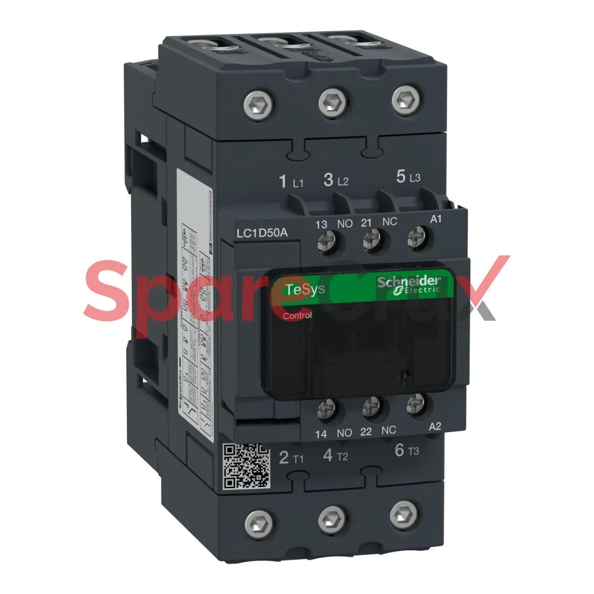 LC1D50AF7 | SCHNEIDER ELECTRIC | TeSys D Contactor - 3P(3 NO) - AC-3 - <= 440 V 50 A - 110 V AC 50/60 Hz Coil