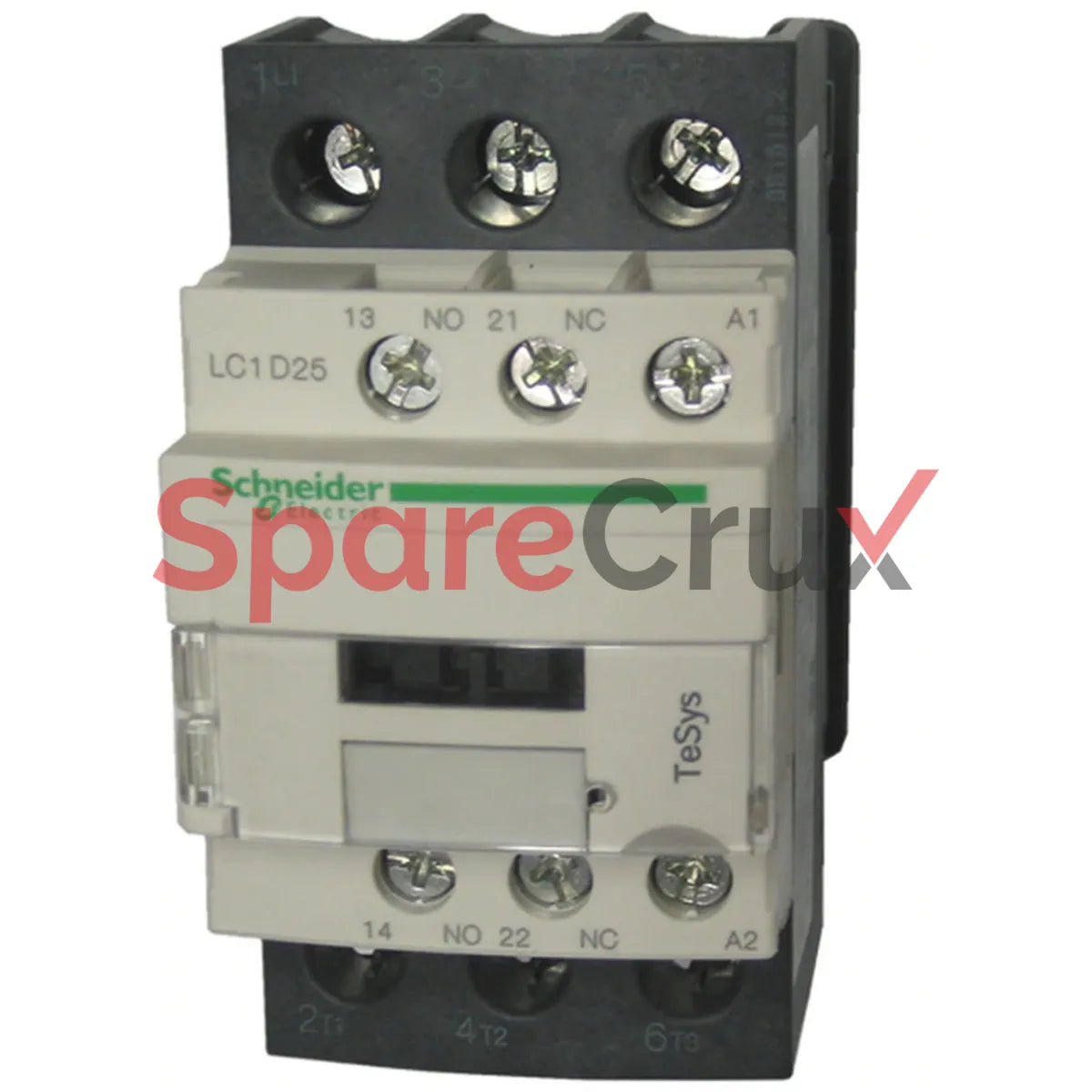 LC1D25 | SCHNEIDER ELECTRIC | TeSys D Contactors - 3P - 25A AC-3 - 220V AC Coil - 1NO + 1NC