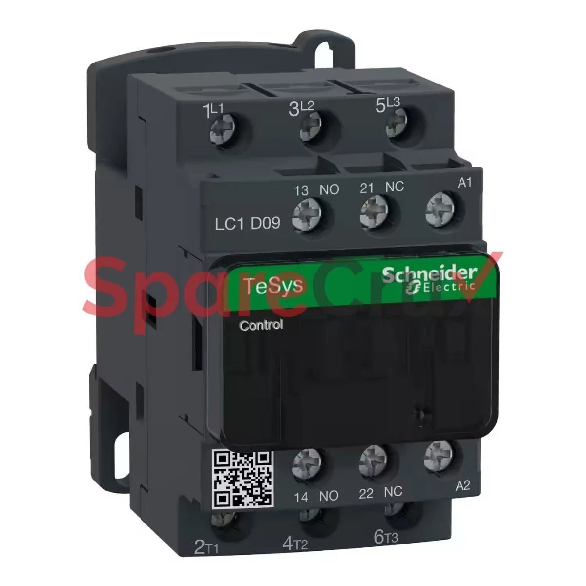 LC1D09M7 | SCHNEIDER ELECTRIC | TeSys D contactor - 3P(3 NO) - AC-3 - <= 440 V 9 A - 220 V AC coil