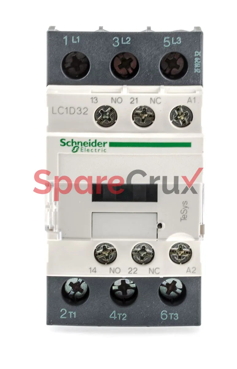 LC1D32 | SCHNEIDER ELECTRIC | TeSys Deca contactor - 3P (3 NO) - AC-3 - ≤ 440 V 32 A - 220 V AC coil